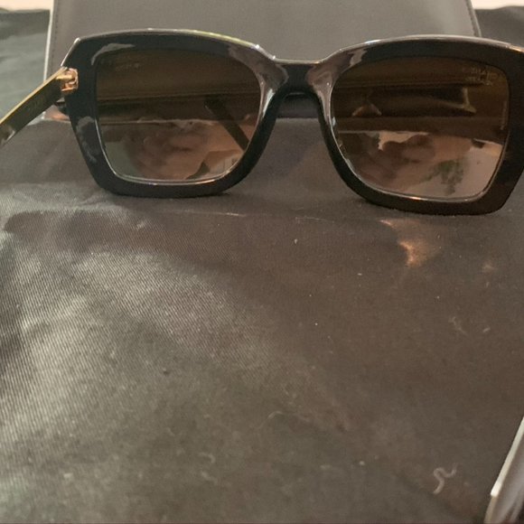 CHANEL Black Ch6047Q Galuchat Stingray Oversized 54mm Polarized Sunglasses - Picture 6 of 12